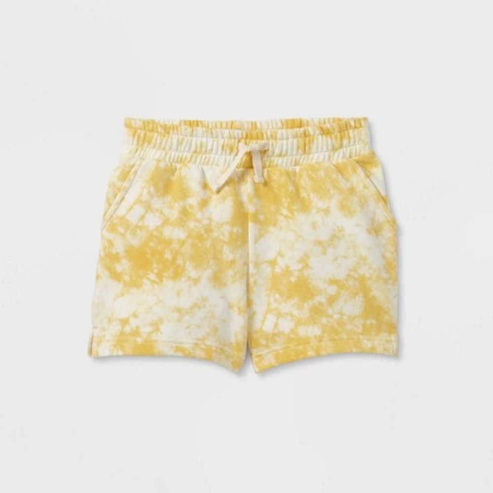 Cat & Jack Girls' Tie-Dye Pull-On Shorts sz S